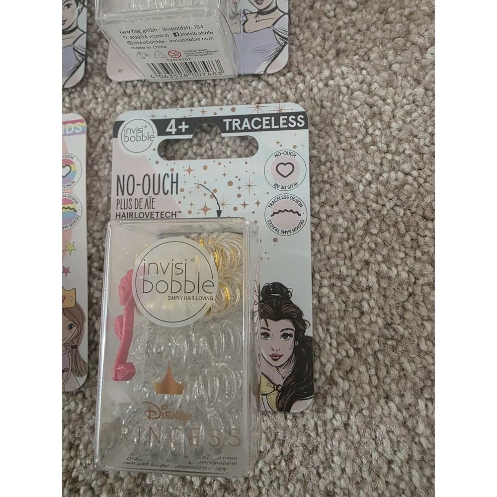 NEW Lot of 4 Packs Invisibobble Disney and Sparkle Princess 20PCS-Free Shipping